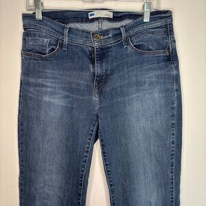 LEVIS Curvy 529 Bootcut Womens 31"W x 30"L Denim 5 pocket Med Wash